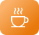 Free coffee and snacks icon
